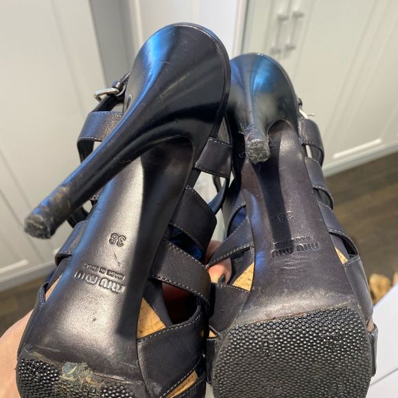 Miu miu black platform sandals - Picture 6 of 6